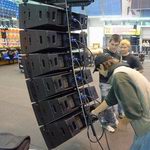 День города Ногинска. СК Знамя. Прокат звука Turbosound FlexArray. Техническое обеспечение мероприятия, работа постановочной группы. Звук. Свет. Сцена. Спецэффекты.